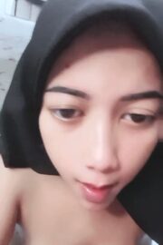 Miss Rain Hijab Hitam Show Ewe Sama Brondong